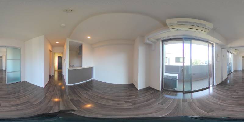 パノラマ画像洋室