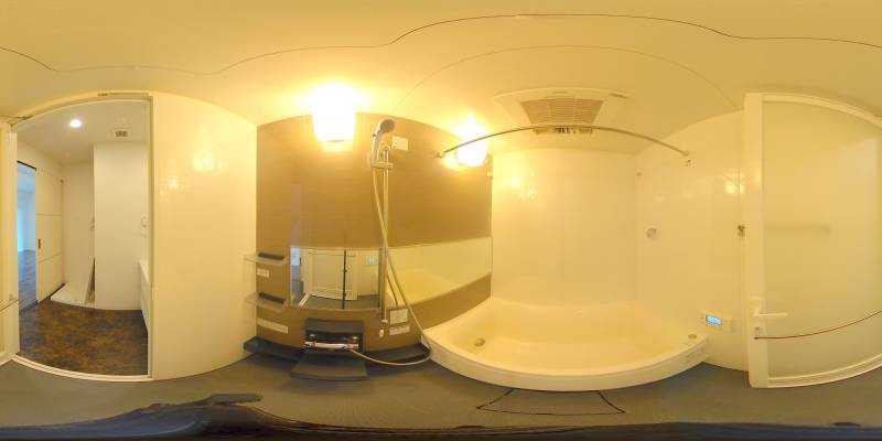 パノラマ画像バスルーム