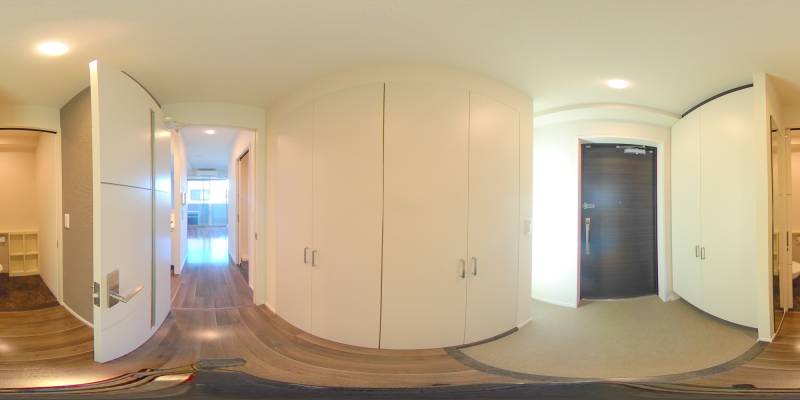 パノラマ画像玄関