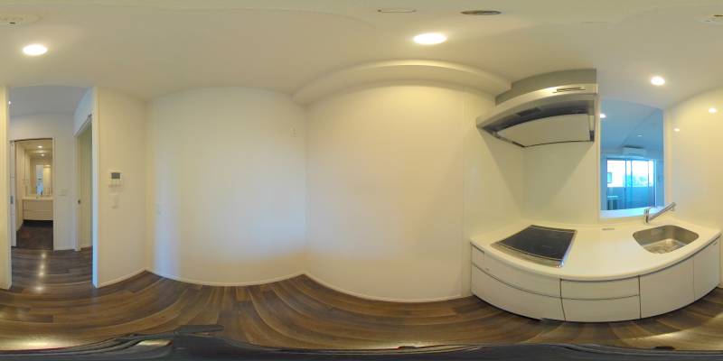 パノラマ画像キッチン