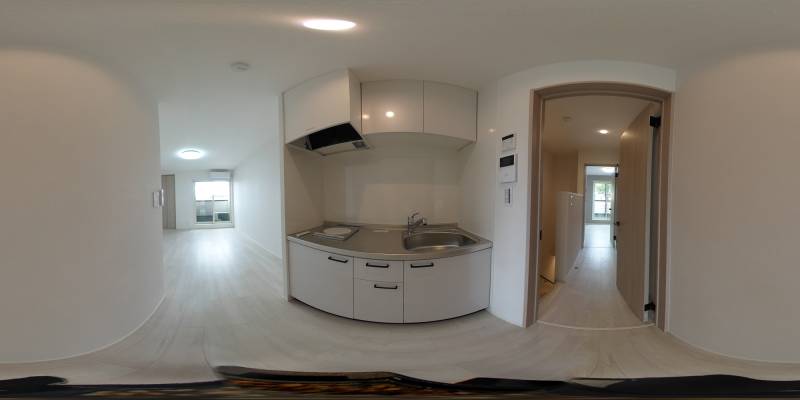 パノラマ画像キッチン