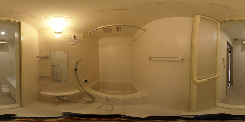 パノラマ画像バスルーム