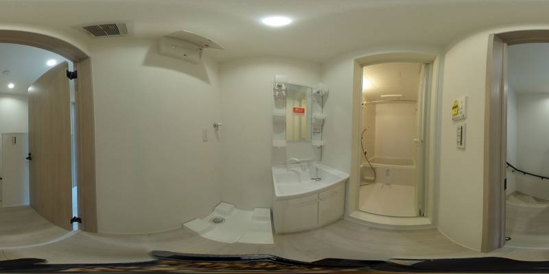 パノラマ画像洗面所