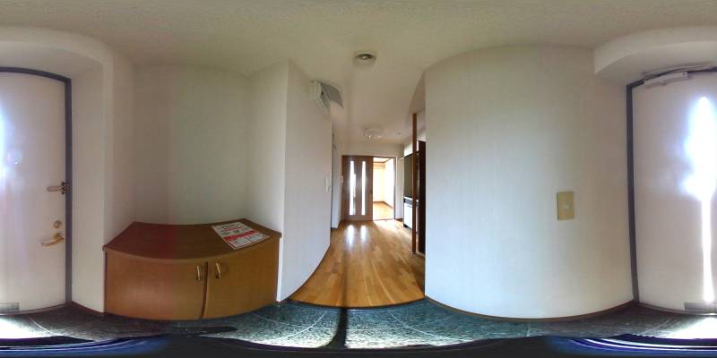 パノラマ画像玄関