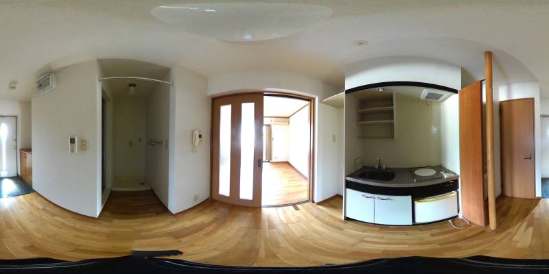 パノラマ画像キッチン