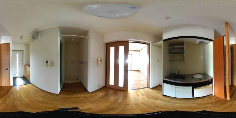 パノラマ画像キッチン