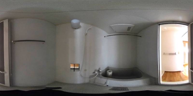 パノラマ画像バスルーム