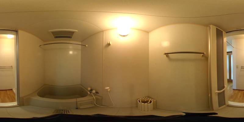 パノラマ画像バスルーム