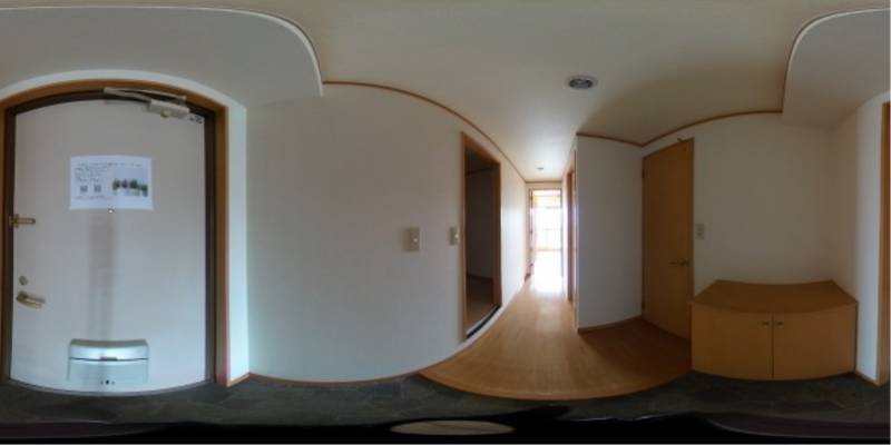 パノラマ画像玄関