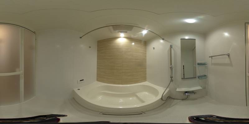 パノラマ画像バスルーム