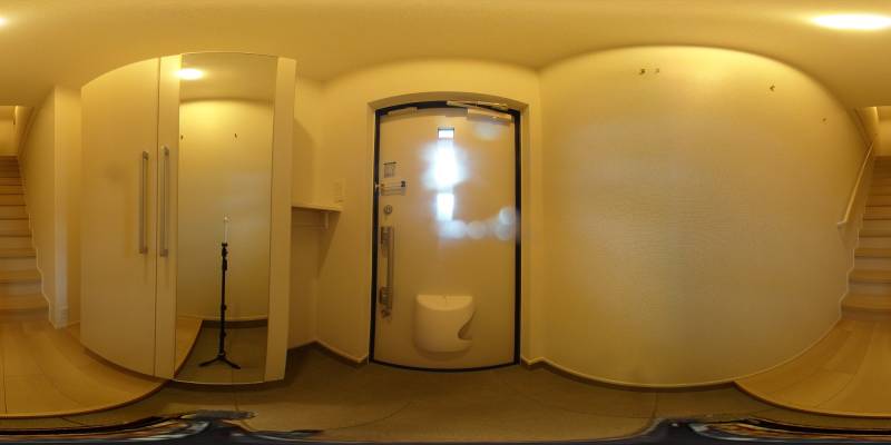 パノラマ画像玄関