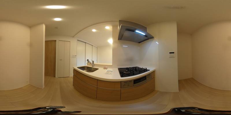 パノラマ画像キッチン