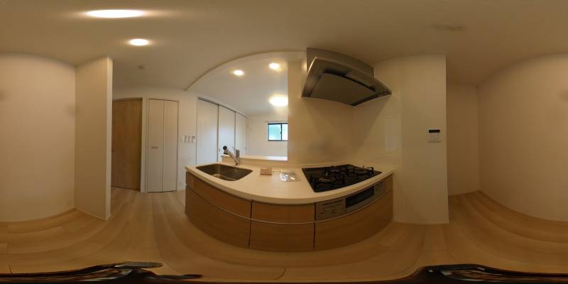 パノラマ画像キッチン