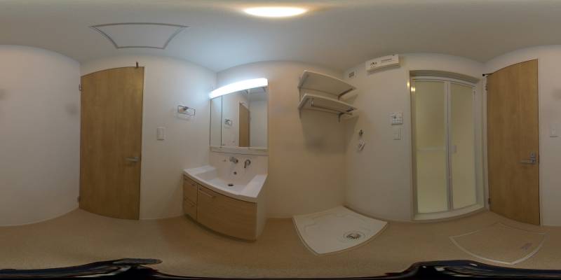 パノラマ画像洗面所