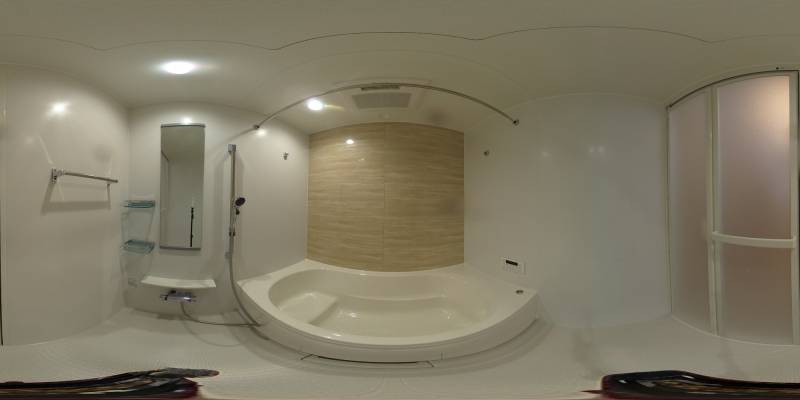 パノラマ画像バスルーム