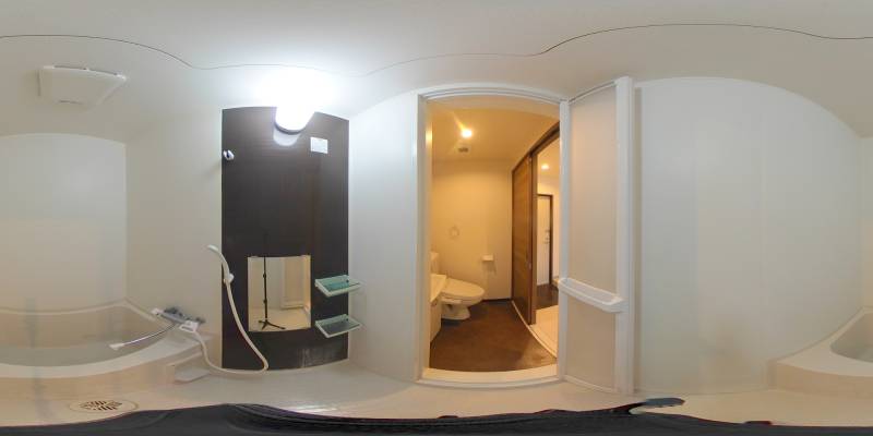 パノラマ画像バスルーム