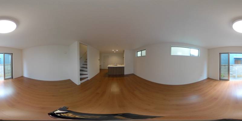 パノラマ画像リビング