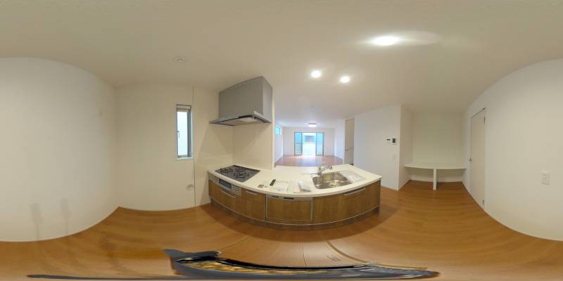 パノラマ画像キッチン