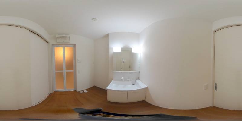 パノラマ画像洗面所