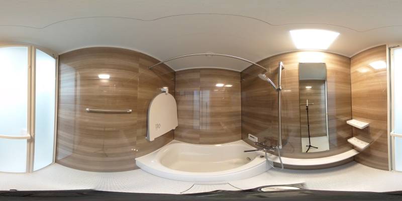 パノラマ画像バスルーム