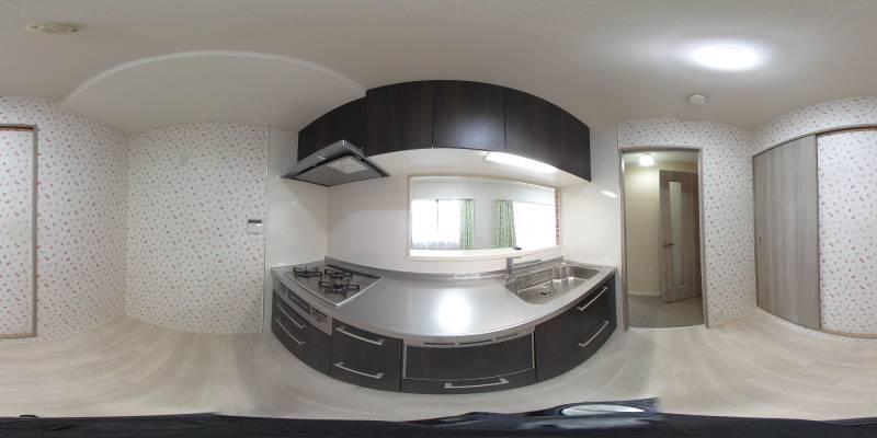 パノラマ画像キッチン