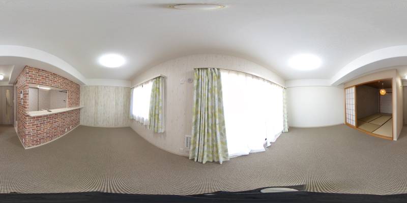 パノラマ画像リビング