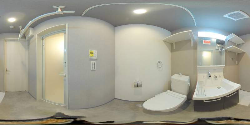 パノラマ画像洗面所