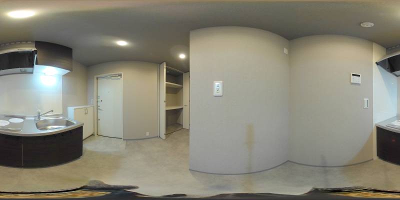 パノラマ画像キッチン