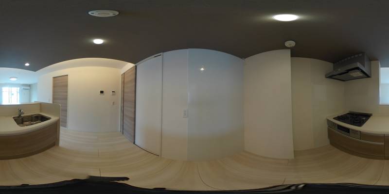 パノラマ画像キッチン