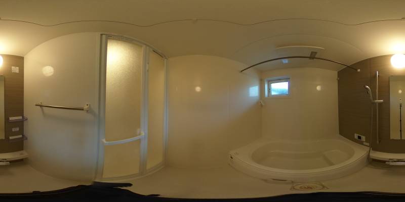 パノラマ画像バスルーム