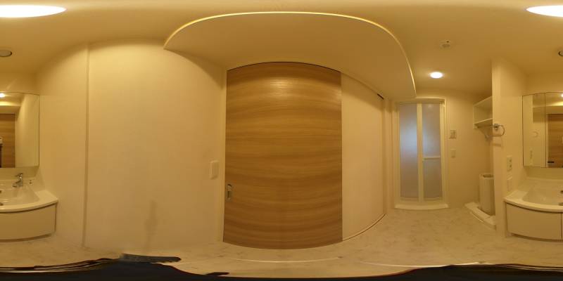 パノラマ画像洗面所