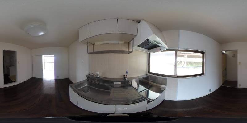 パノラマ画像キッチン