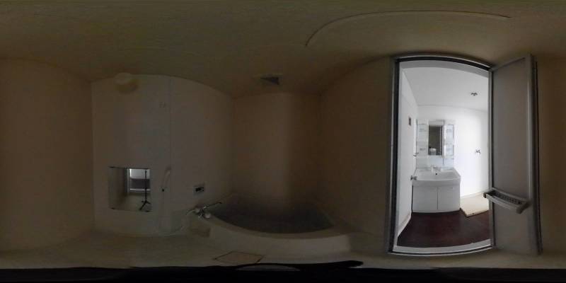 パノラマ画像バスルーム