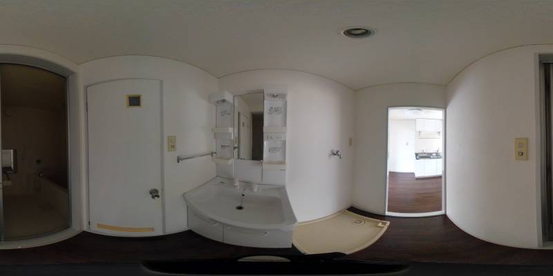 パノラマ画像洗面所