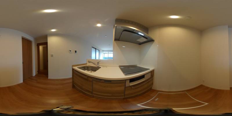 パノラマ画像キッチン