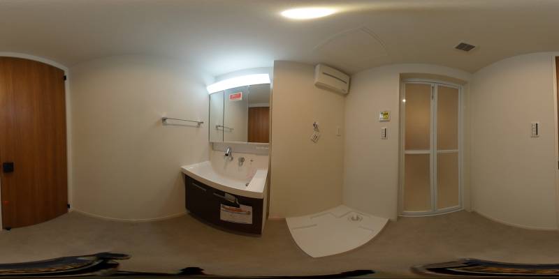 パノラマ画像洗面所