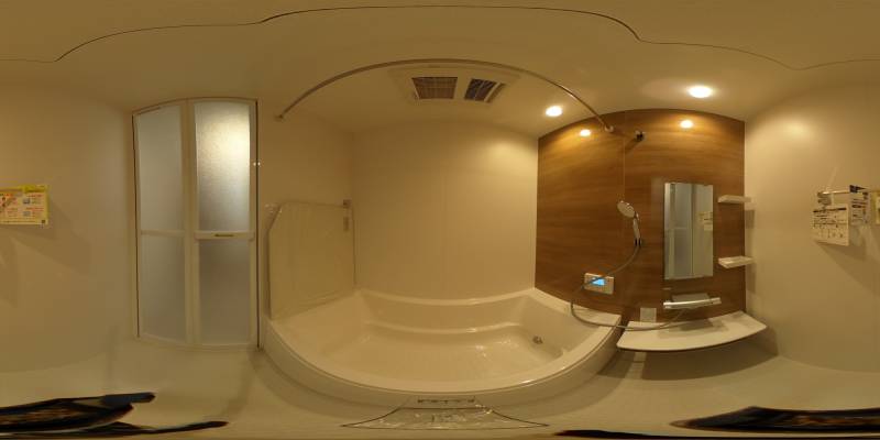 パノラマ画像バスルーム