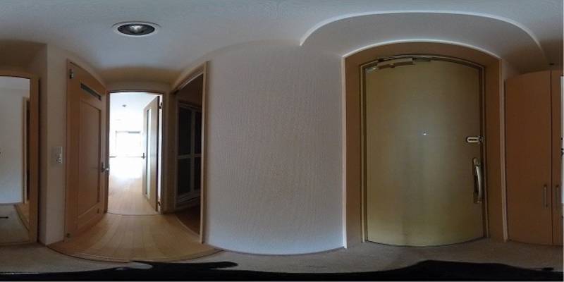 パノラマ画像玄関