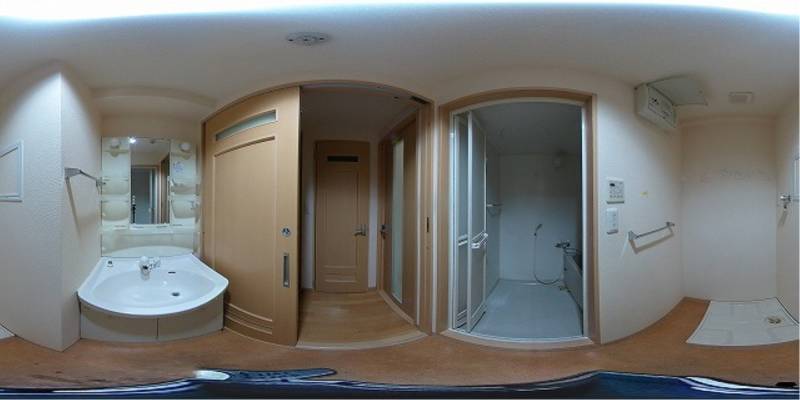 パノラマ画像洗面所