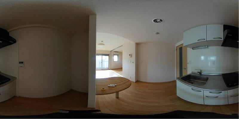 パノラマ画像キッチン