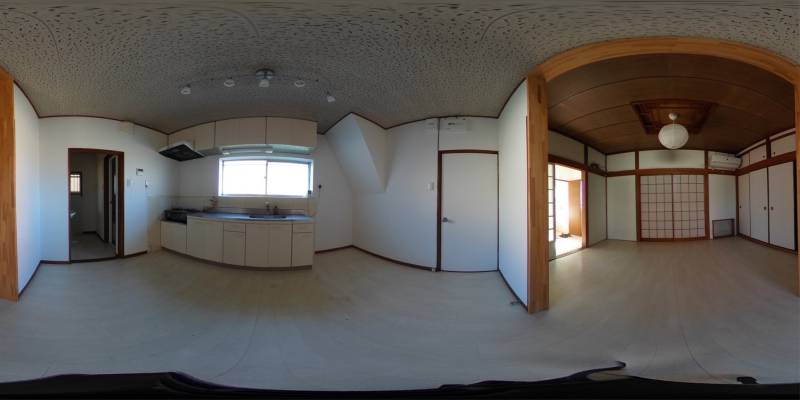 パノラマ画像リビング