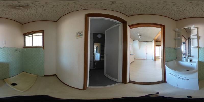 パノラマ画像洗面所