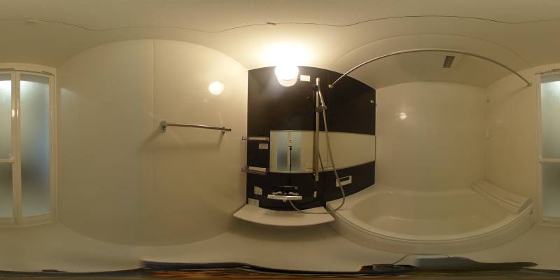 パノラマ画像バスルーム