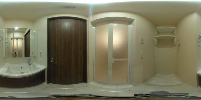 パノラマ画像洗面所