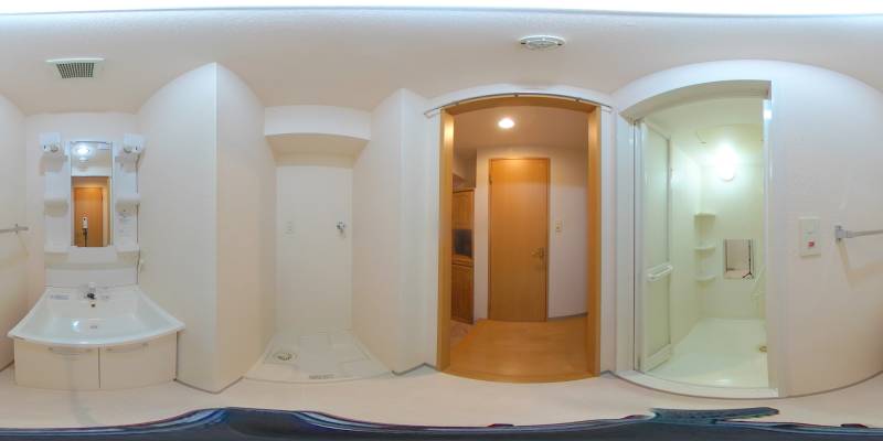 パノラマ画像洗面所