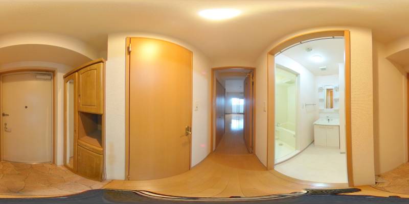 パノラマ画像玄関