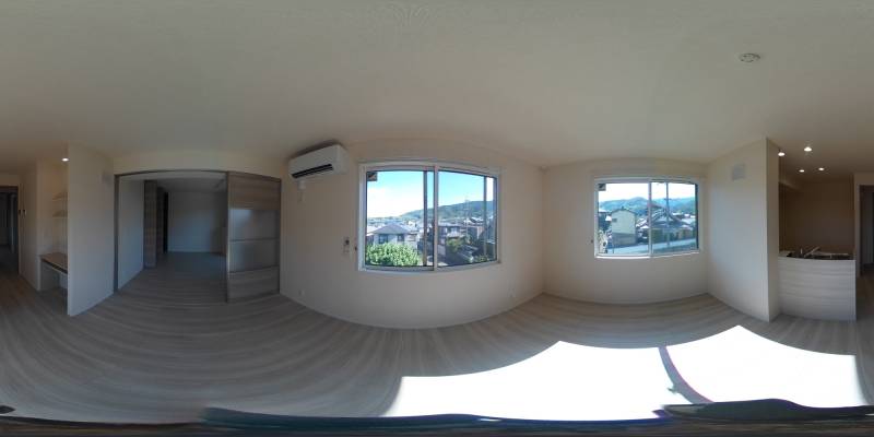 パノラマ画像リビング