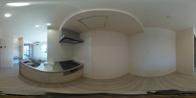パノラマ画像キッチン