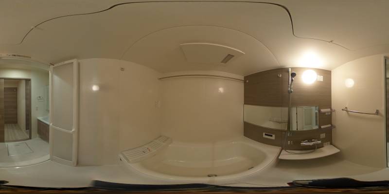 パノラマ画像バスルーム