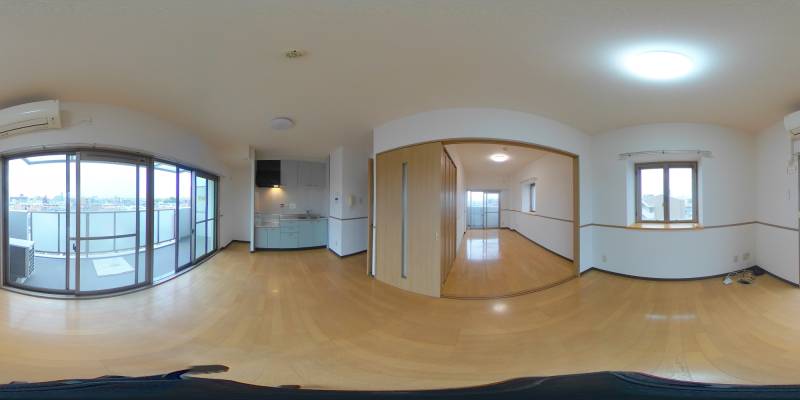 パノラマ画像洋室